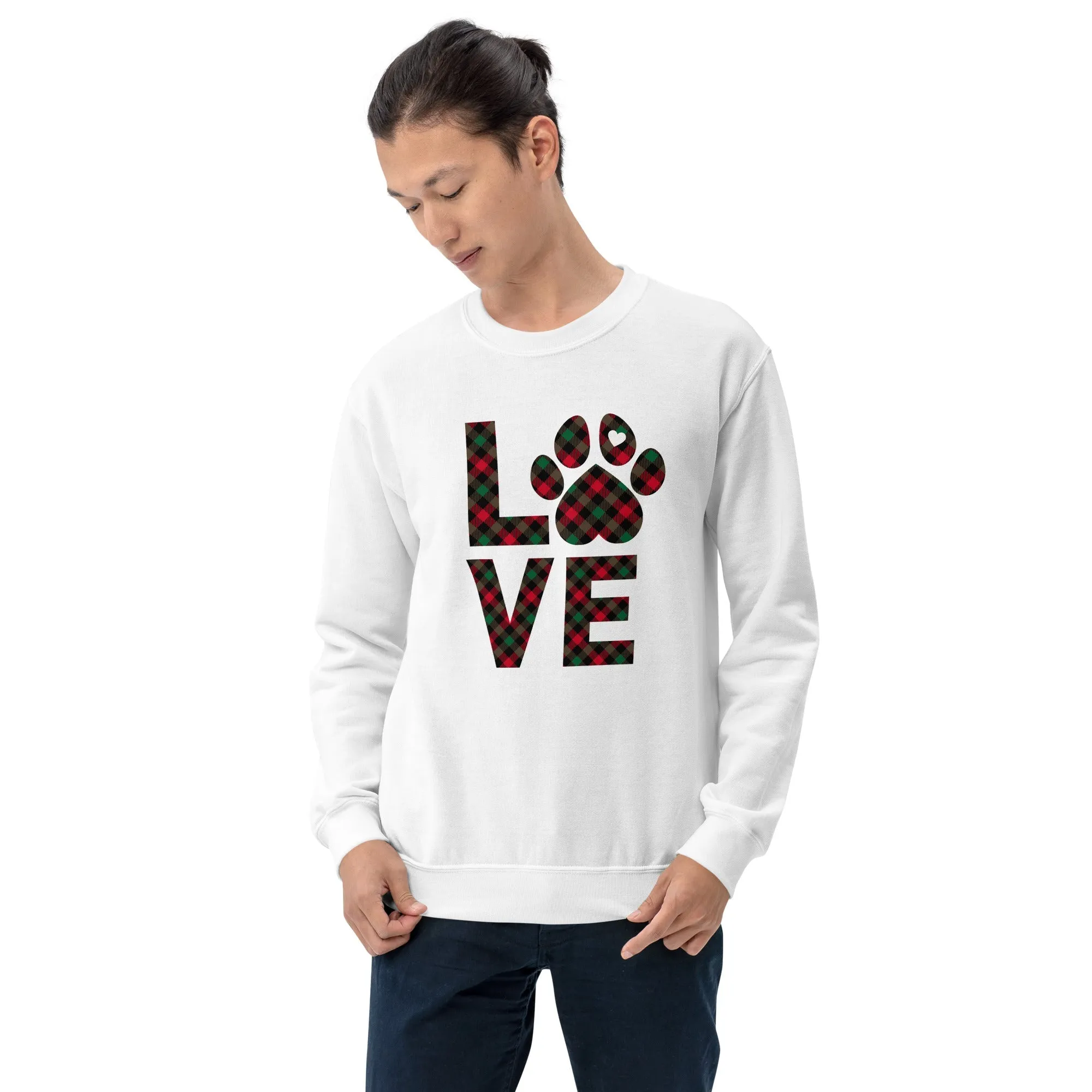 Dog LOVE Christmas Sweatshirt