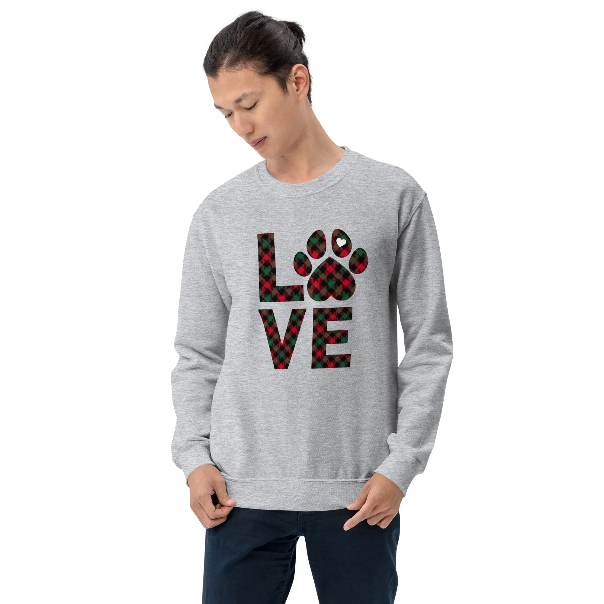 Dog LOVE Christmas Sweatshirt