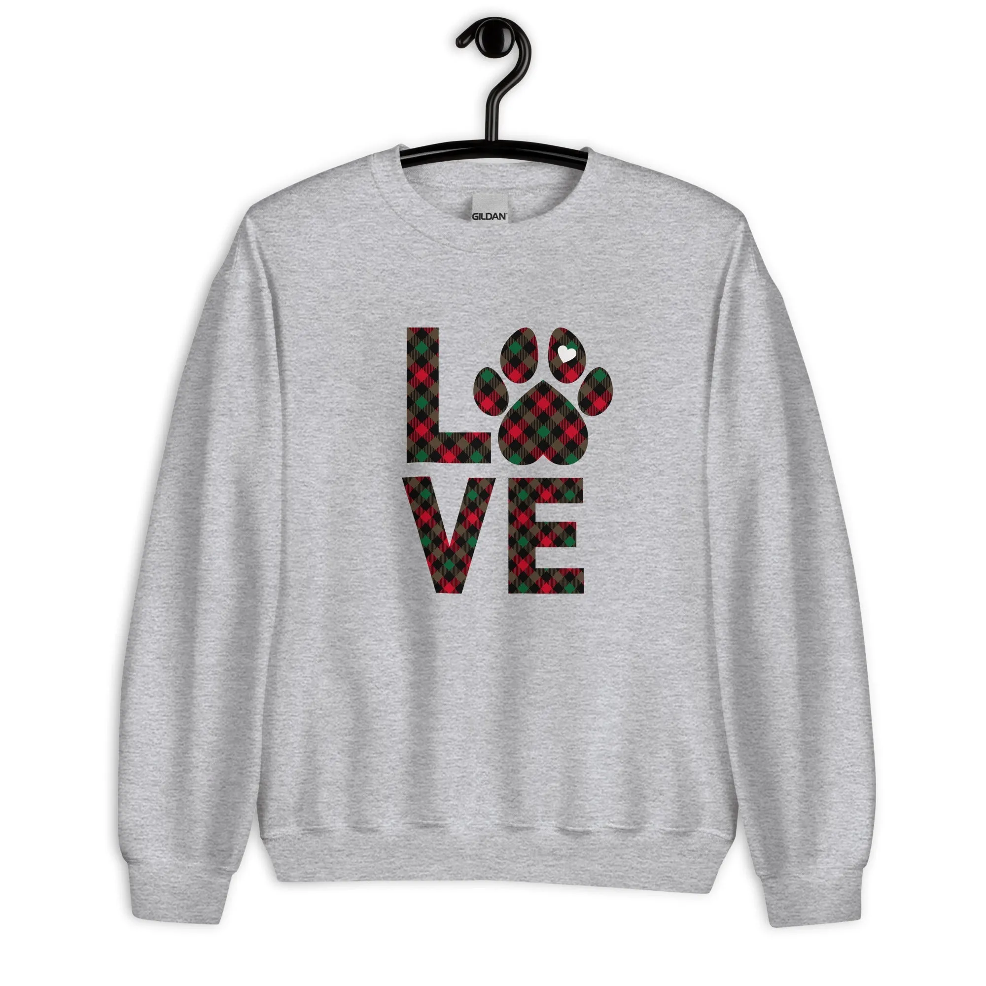 Dog LOVE Christmas Sweatshirt