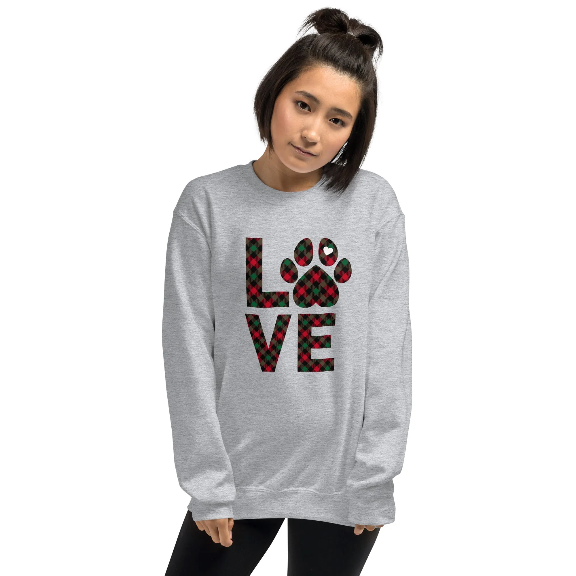 Dog LOVE Christmas Sweatshirt