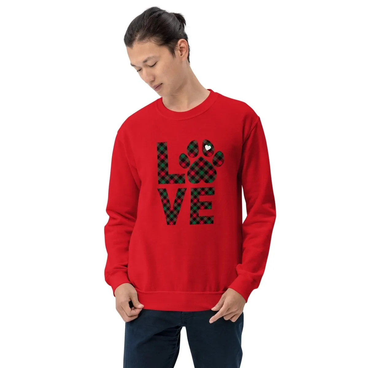 Dog LOVE Christmas Sweatshirt