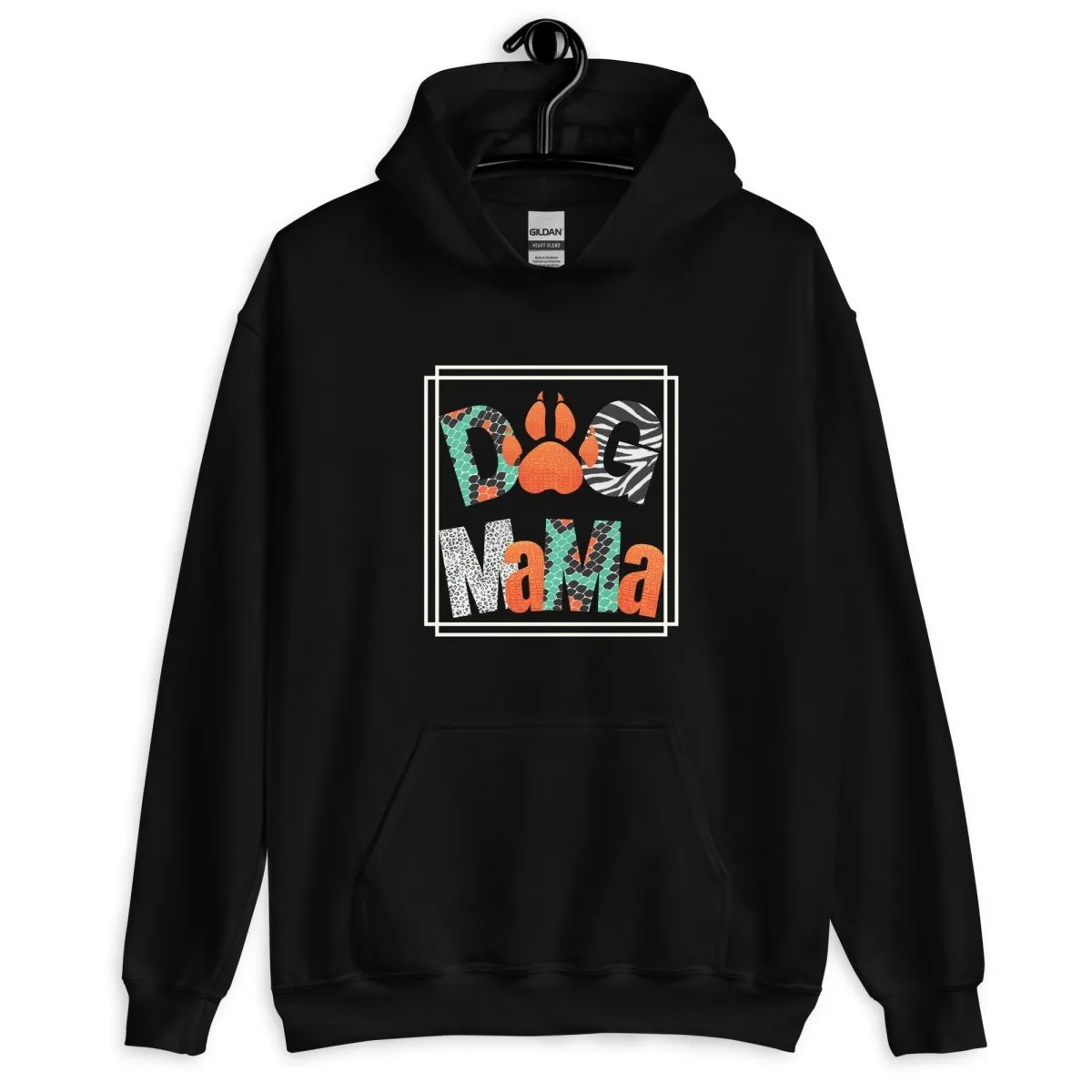 Dog Mama Animal Print Hoodie