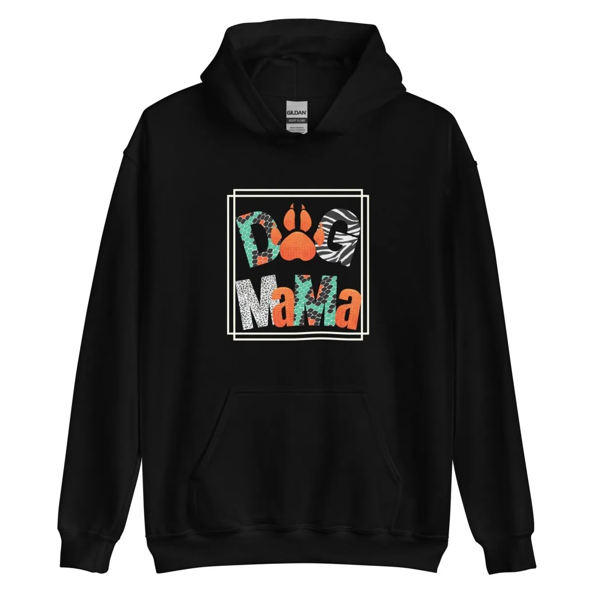 Dog Mama Animal Print Hoodie