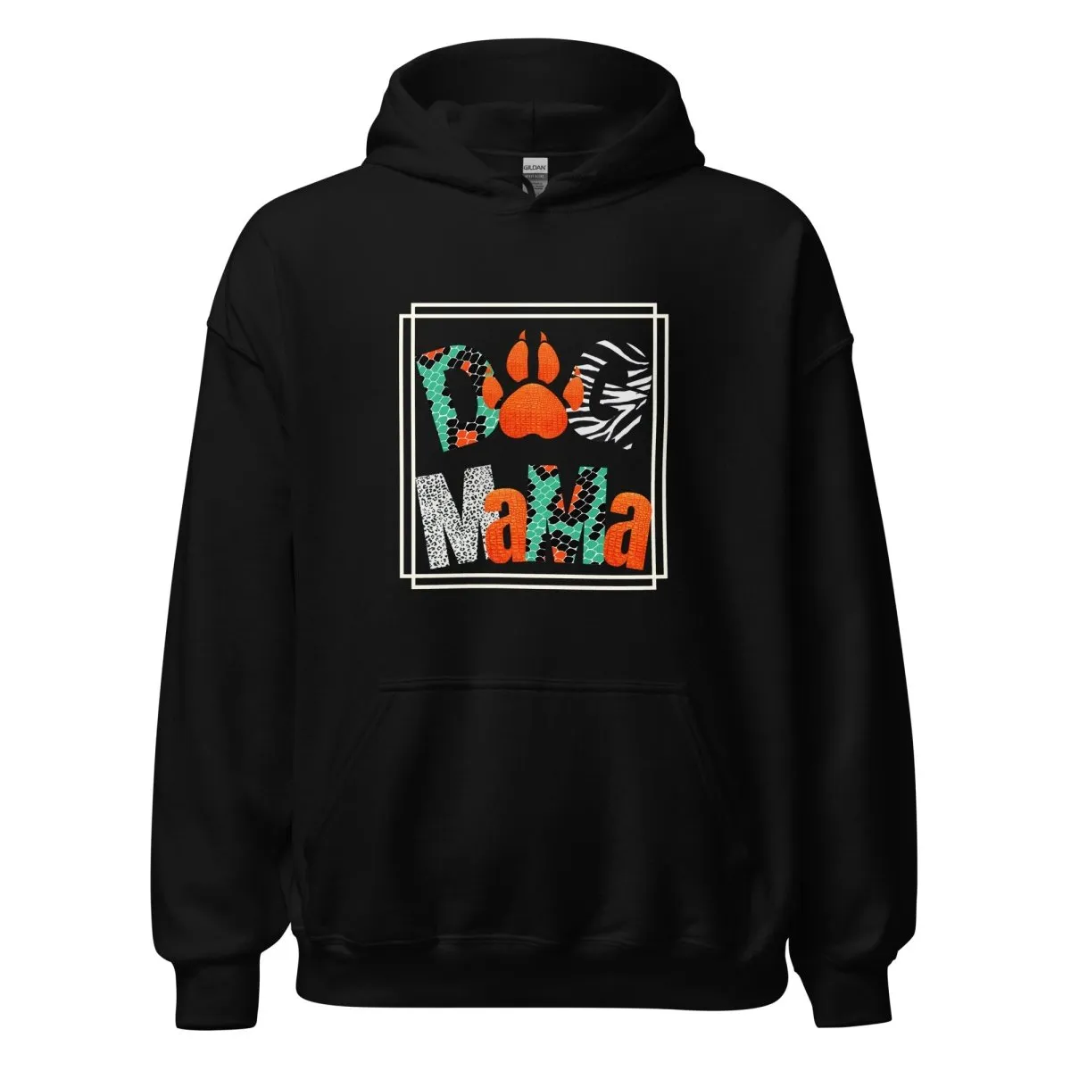 Dog Mama Animal Print Hoodie