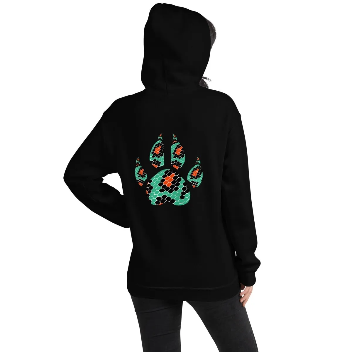 Dog Mama Animal Print Hoodie