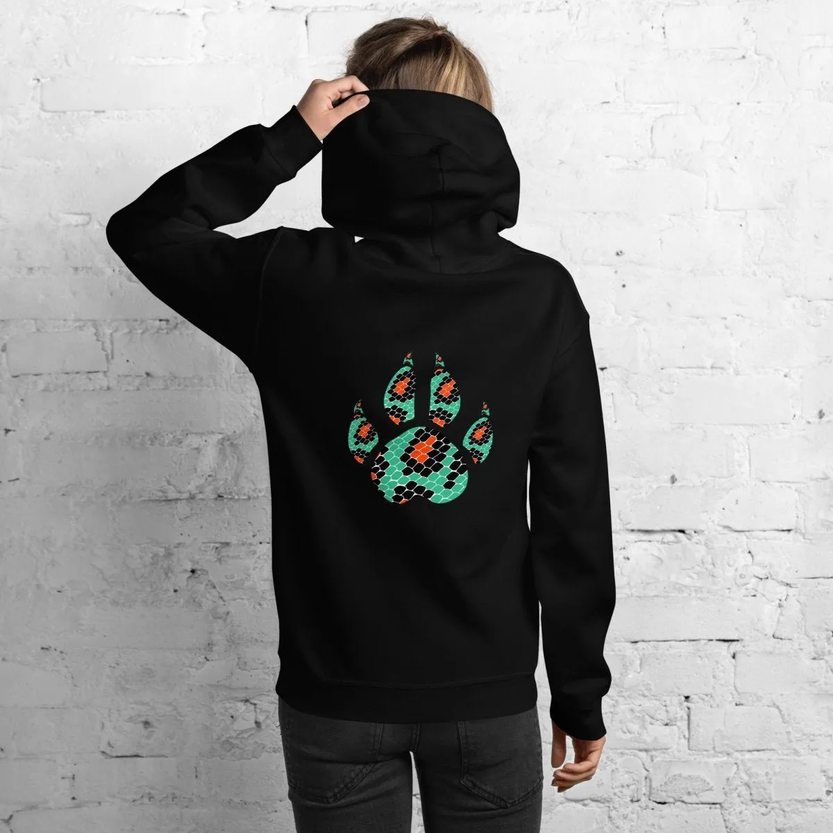 Dog Mama Animal Print Hoodie