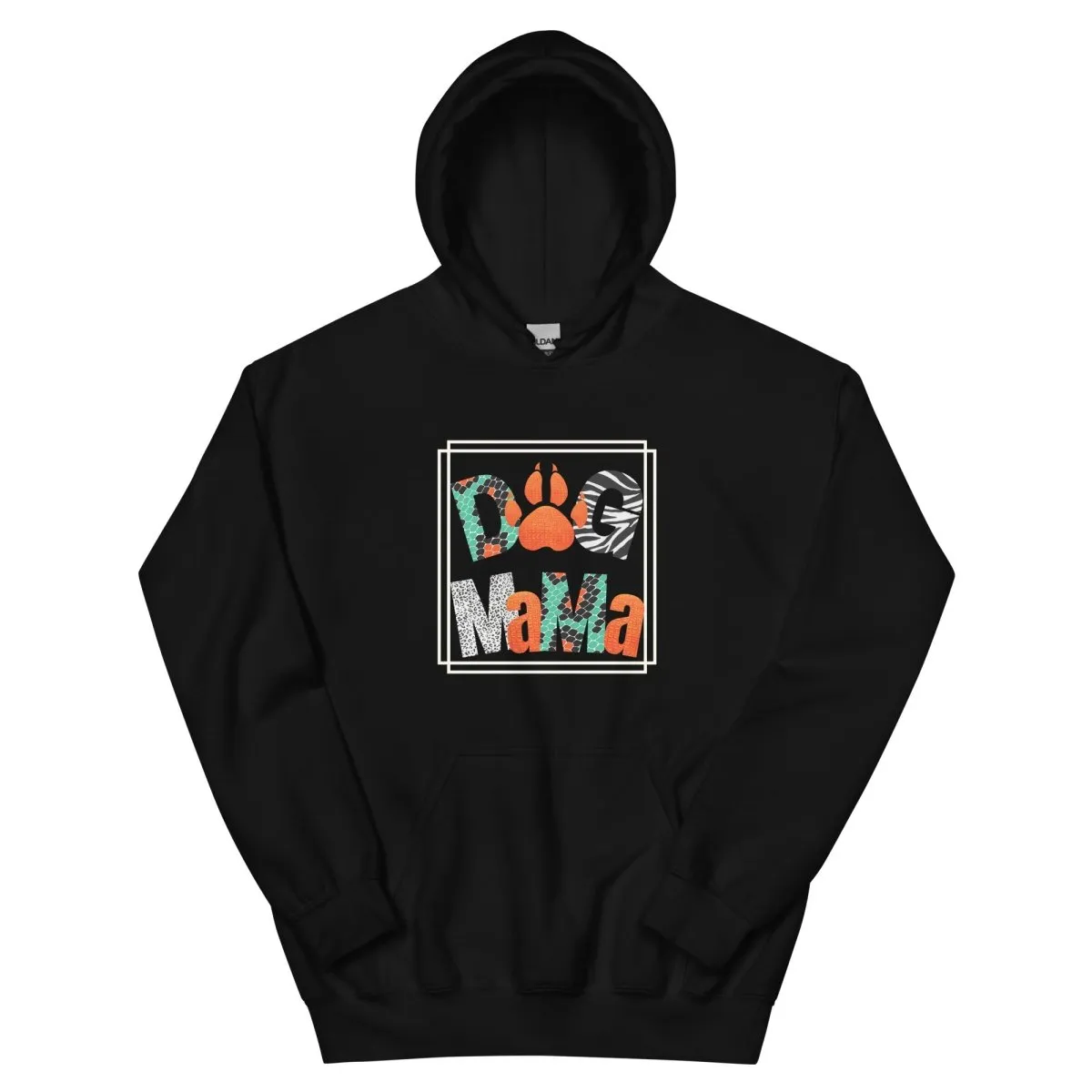 Dog Mama Animal Print Hoodie