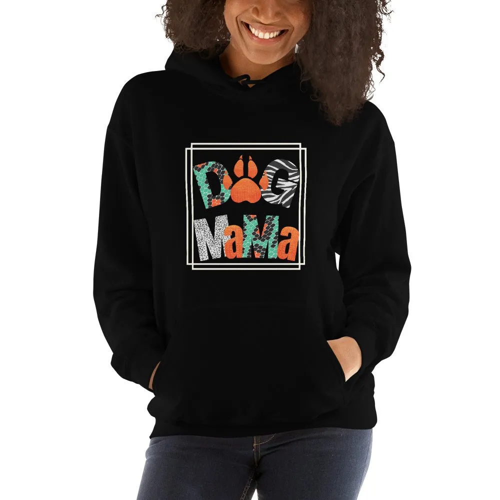 Dog Mama Animal Print Hoodie