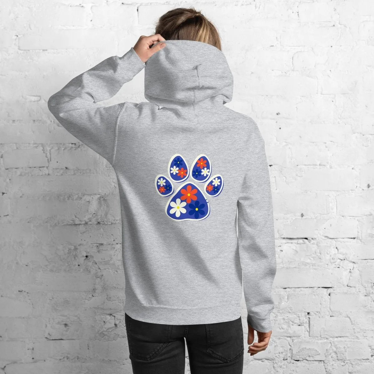 Dog Mama Flower Hoodie