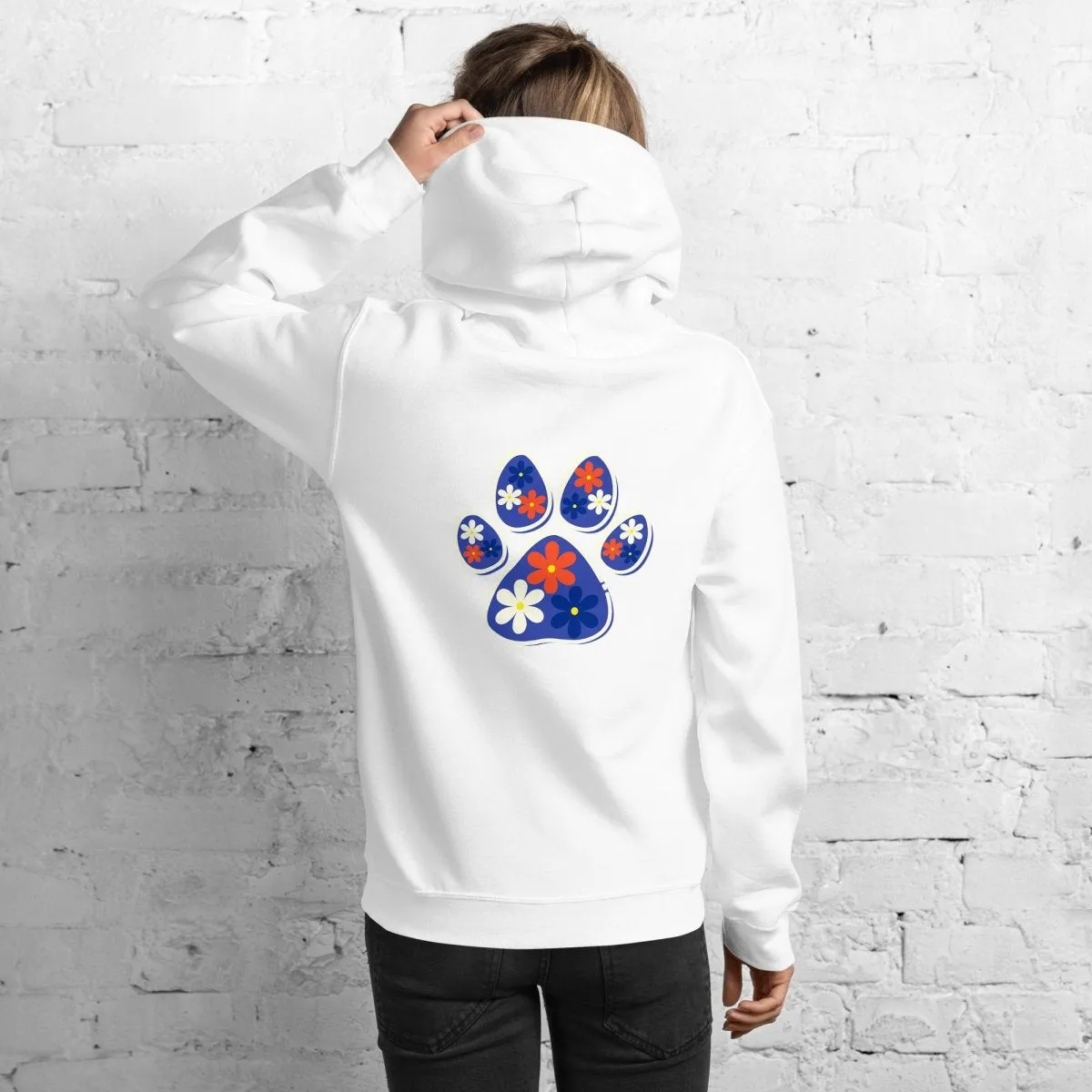 Dog Mama Flower Hoodie