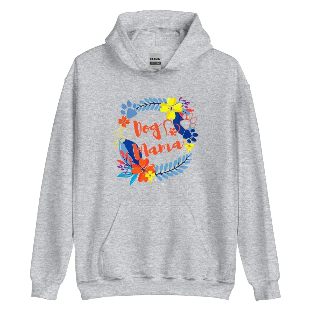Dog Mama Flower Hoodie