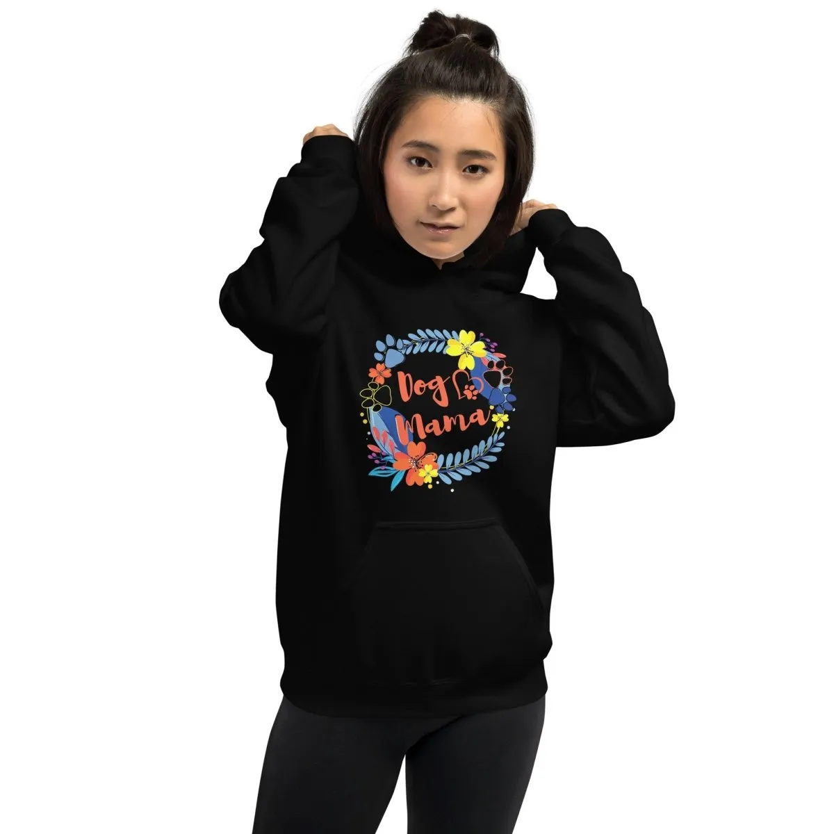 Dog Mama Flower Hoodie