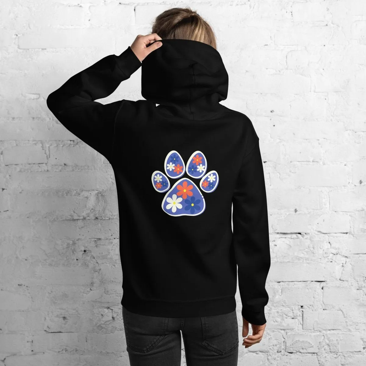 Dog Mama Flower Hoodie