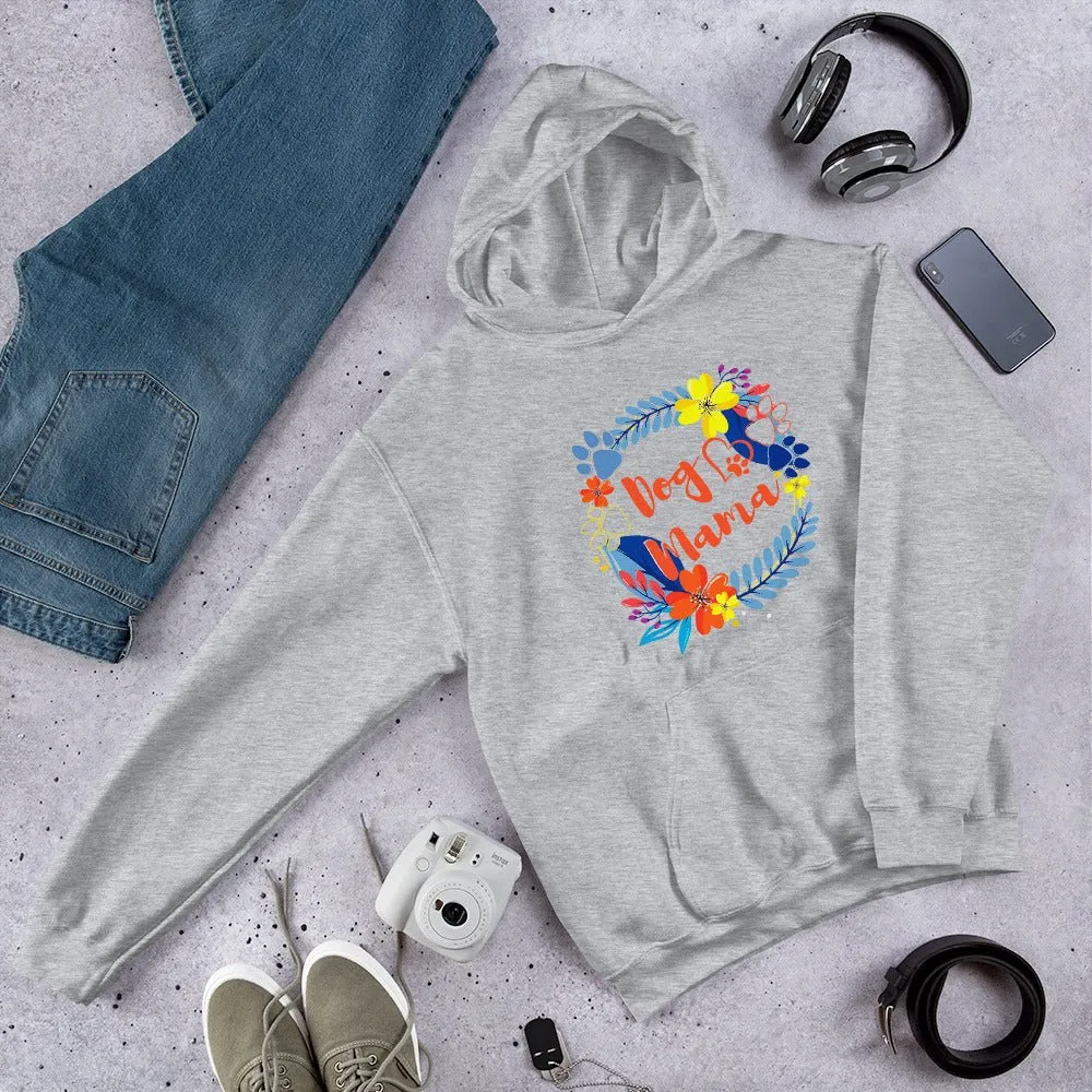 Dog Mama Flower Hoodie
