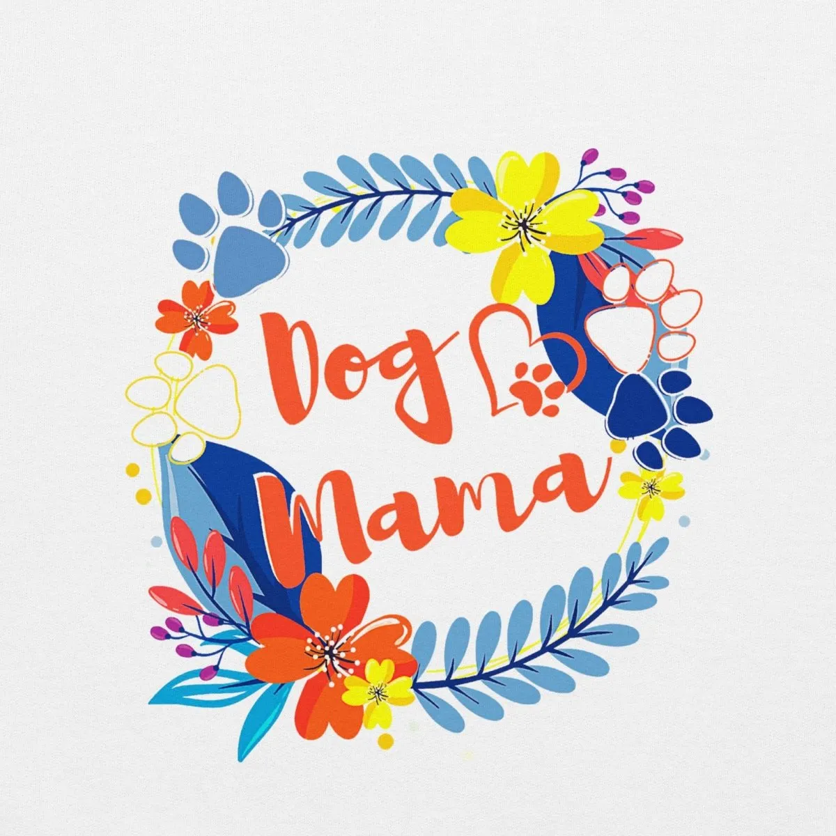 Dog Mama Flower Hoodie