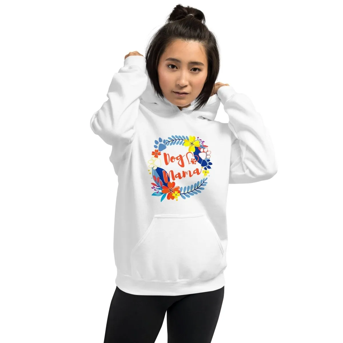 Dog Mama Flower Hoodie