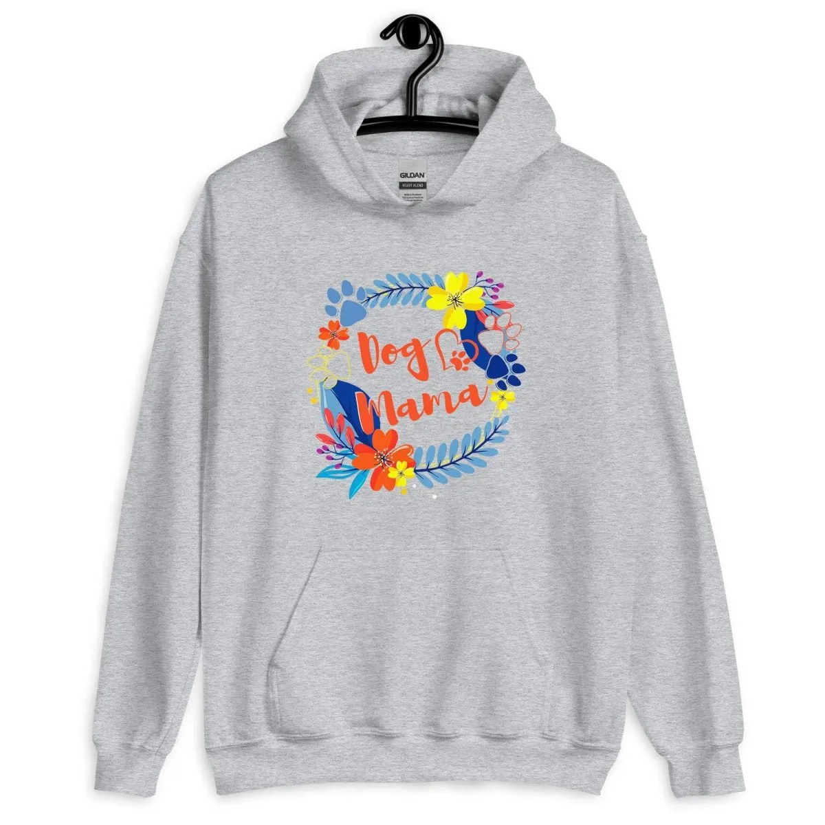 Dog Mama Flower Hoodie
