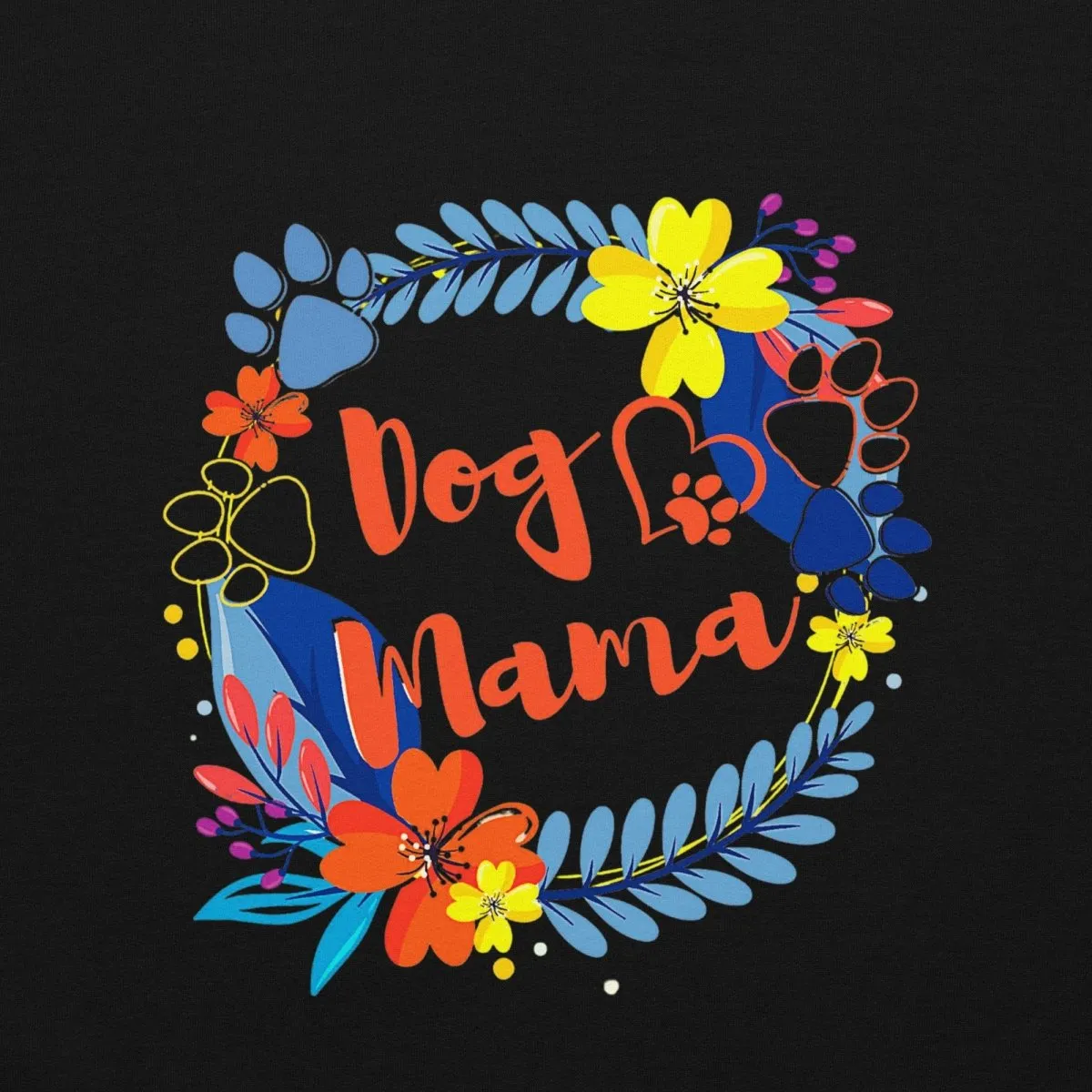 Dog Mama Flower Hoodie