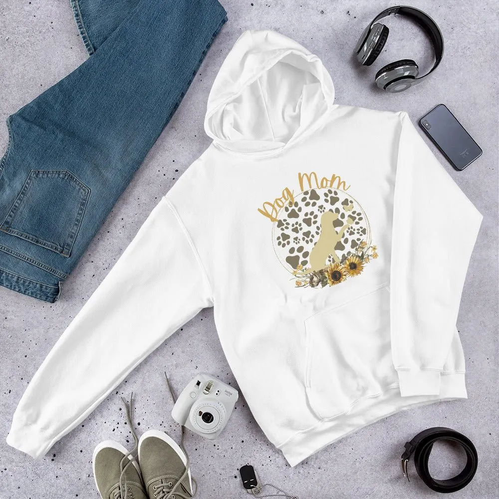 Dog Mom Pup and Butterflies Hoodie