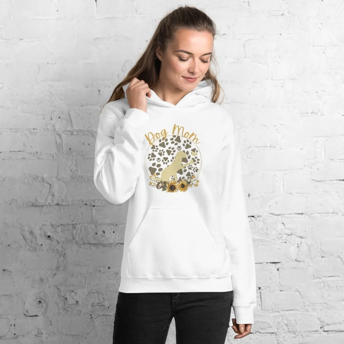Dog Mom Pup and Butterflies Hoodie