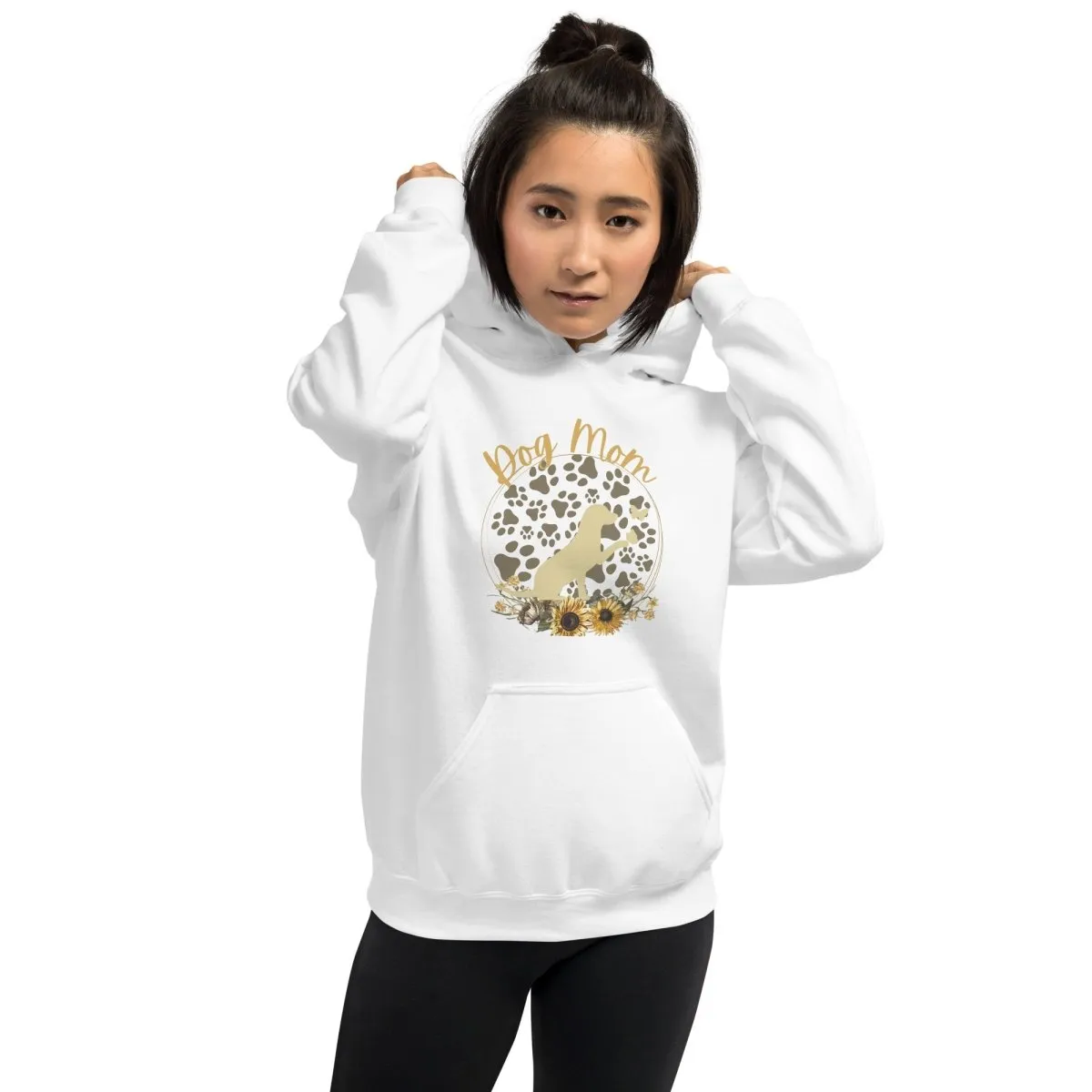 Dog Mom Pup and Butterflies Hoodie