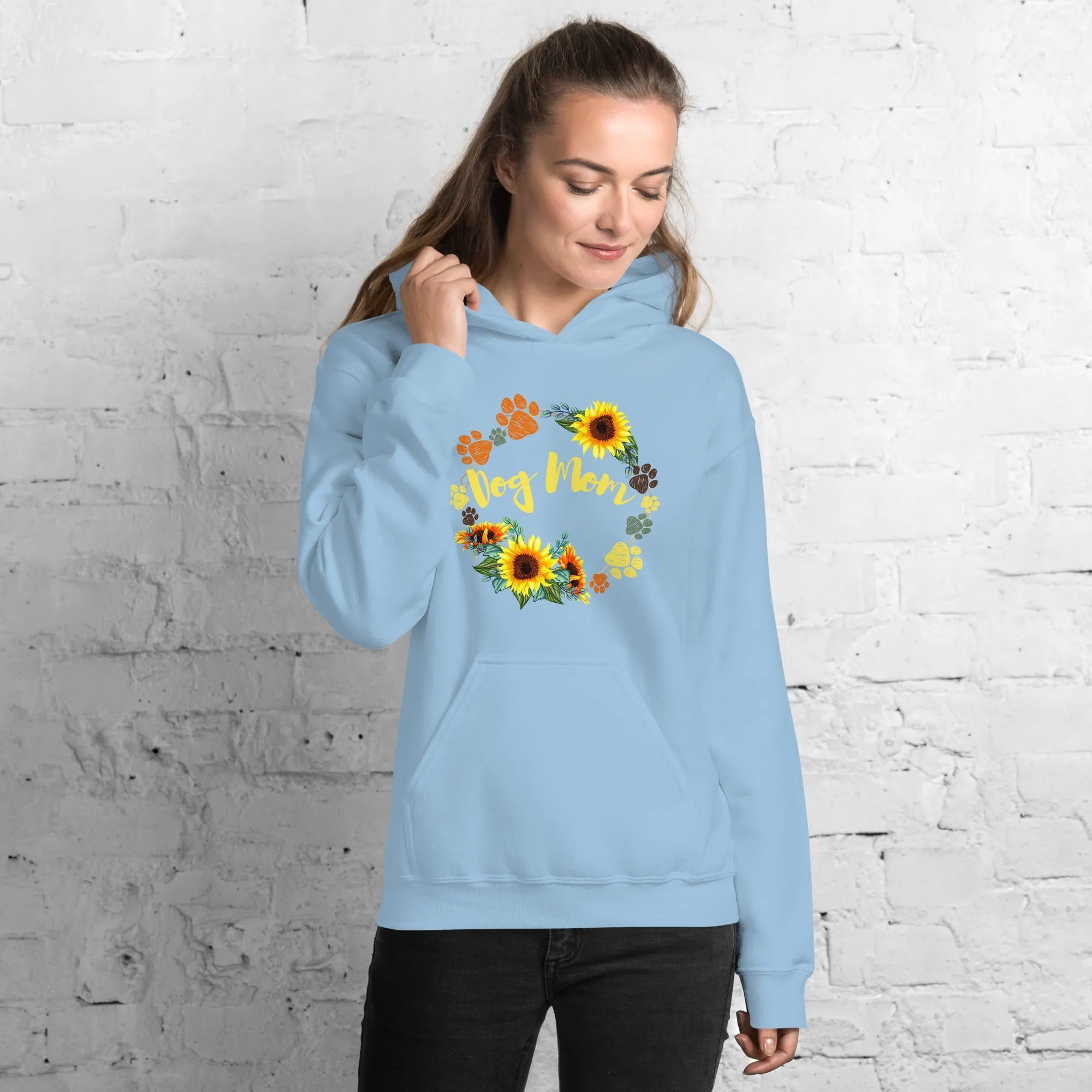 Dog Mom Sunflower Hoodie