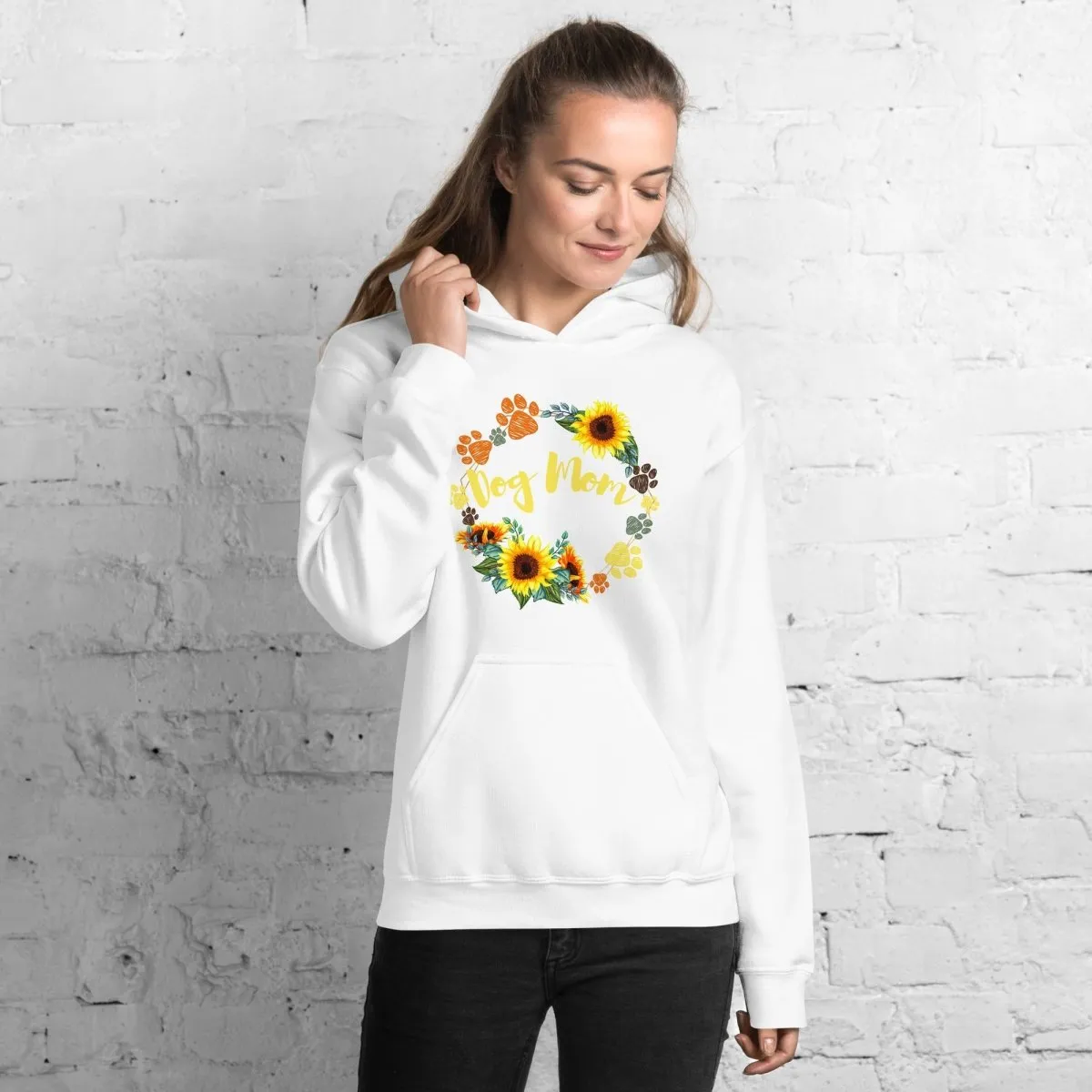 Dog Mom Sunflower Hoodie