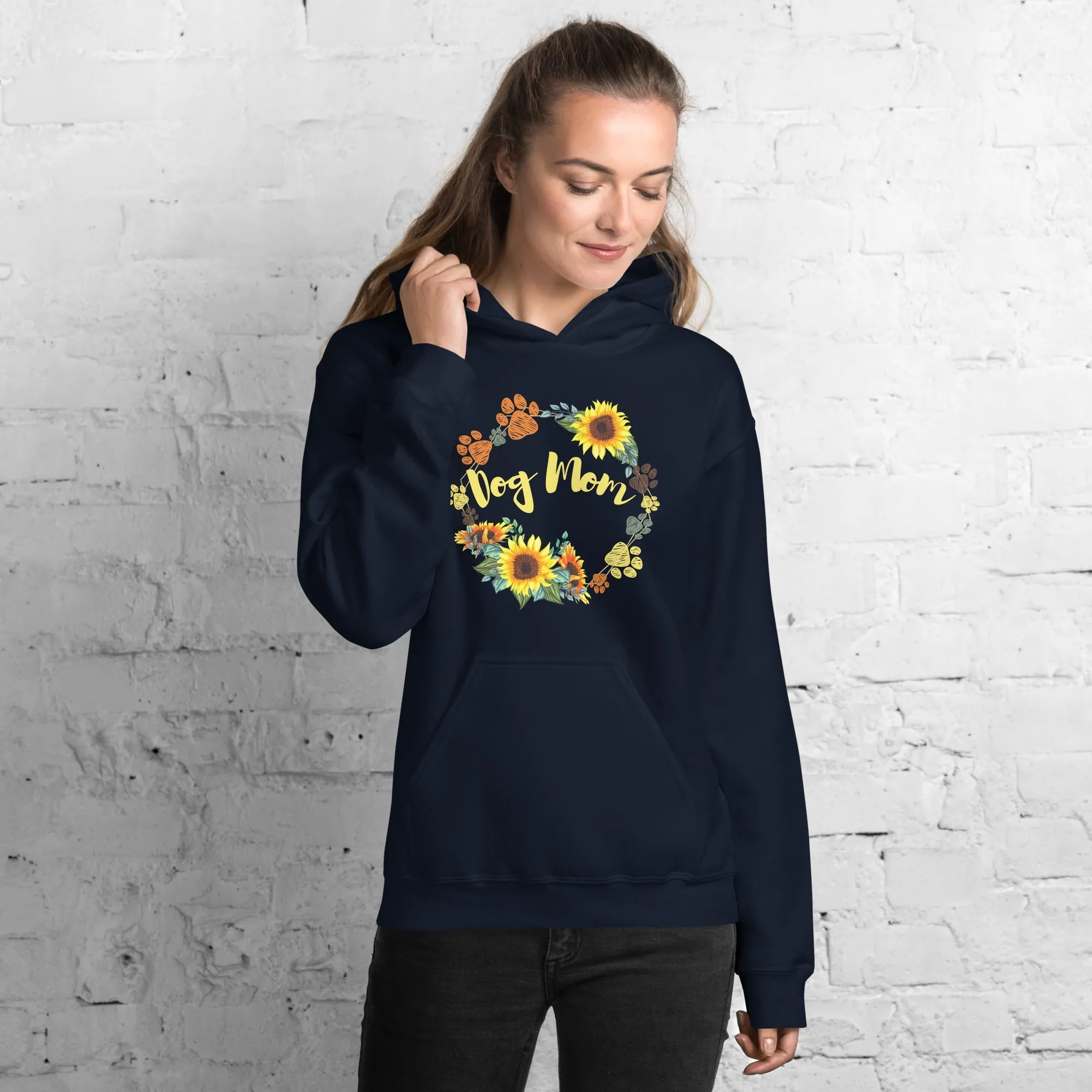 Dog Mom Sunflower Hoodie