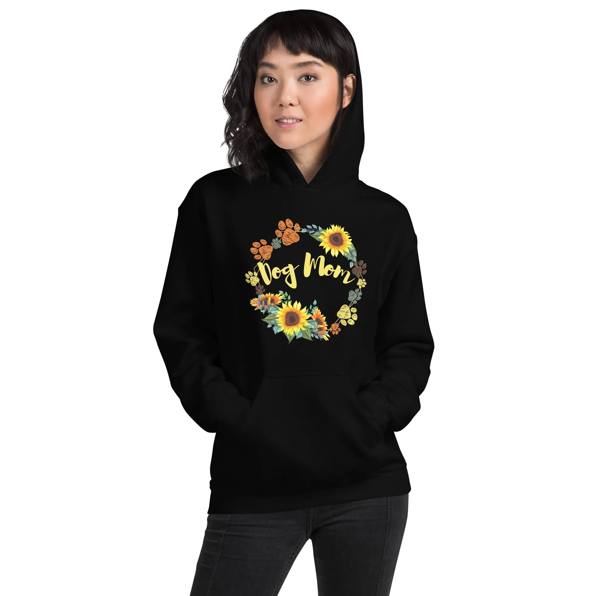 Dog Mom Sunflower Hoodie