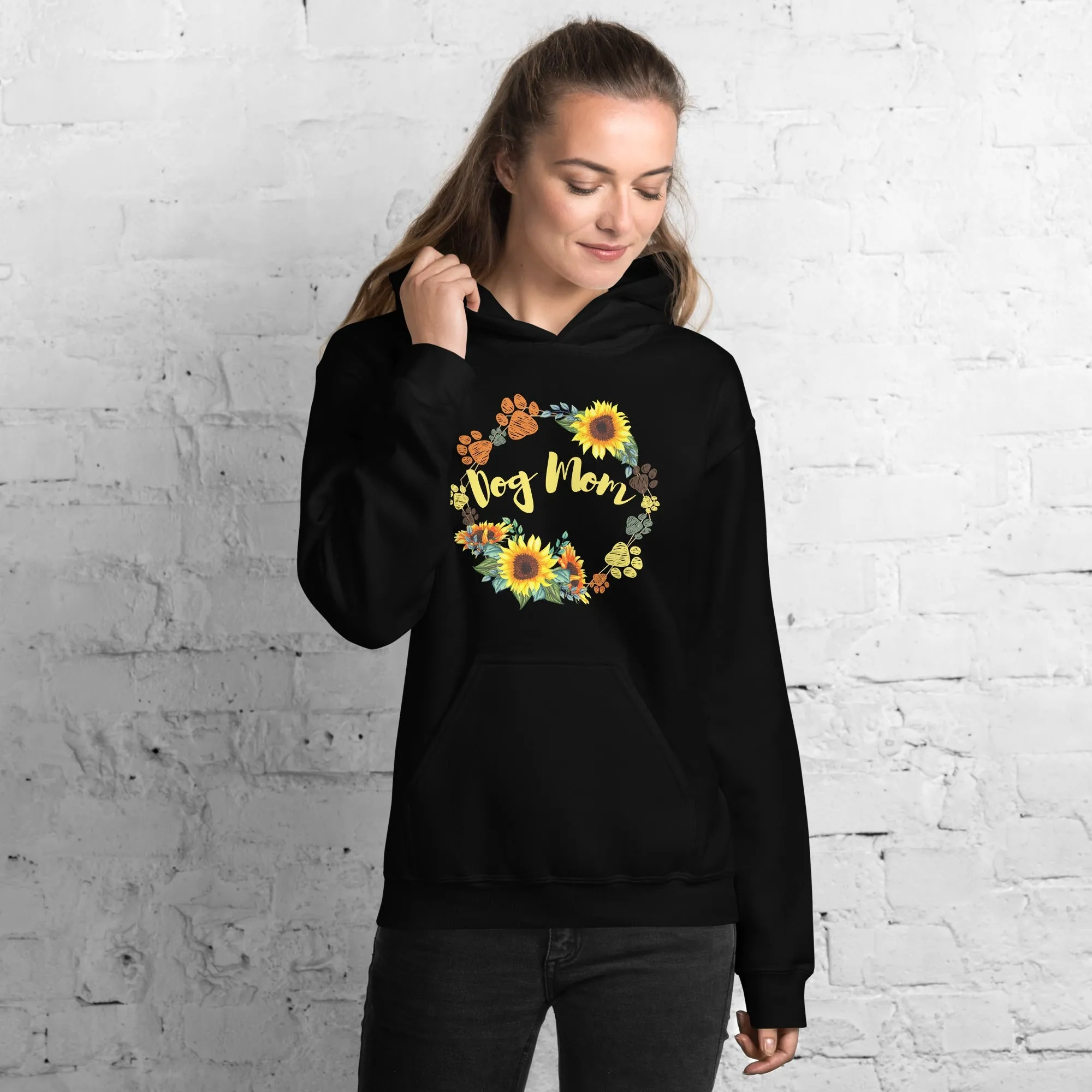 Dog Mom Sunflower Hoodie