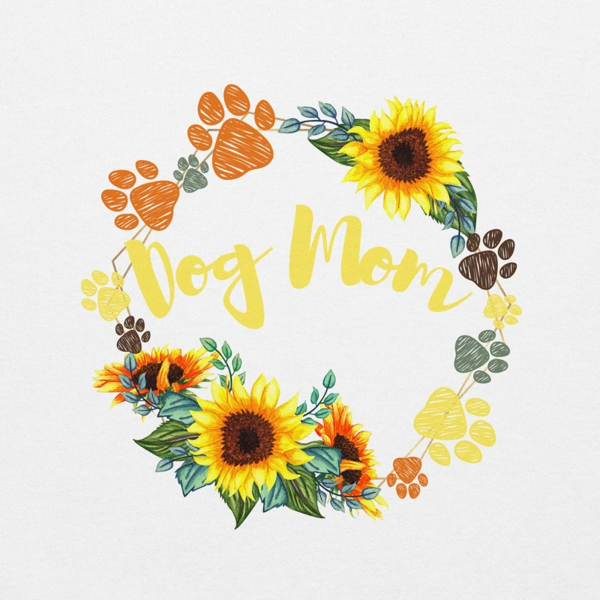 Dog Mom Sunflower Hoodie