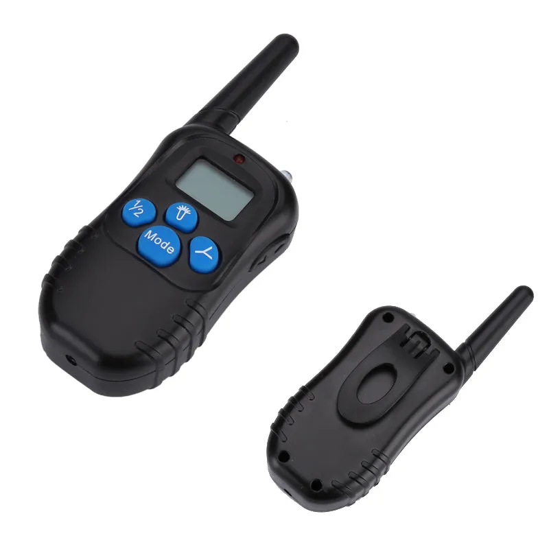 Dog Trainer Collar - Adjustable Collar Size, 2 Collar Receivers, 300m Range, Waterproof, 300mAh Battery, 3 Warning Modes
