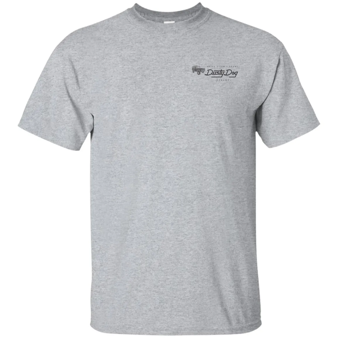 Dusty Dog gray logo 2-sided print G200 Gildan Ultra Cotton T-Shirt