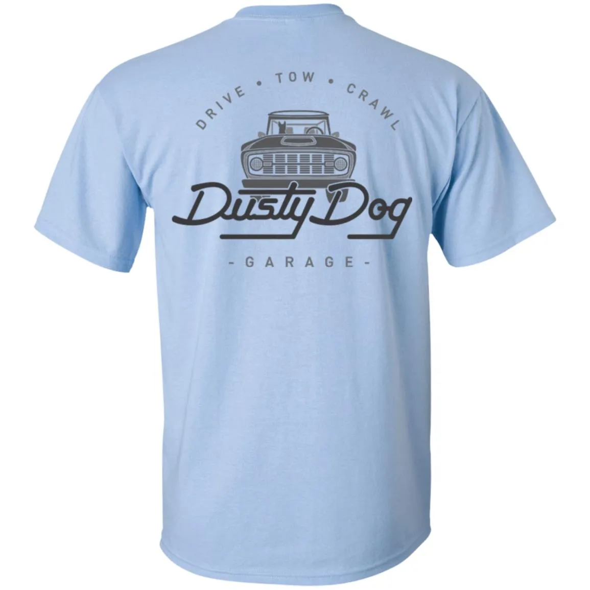 Dusty Dog gray logo 2-sided print G200 Gildan Ultra Cotton T-Shirt