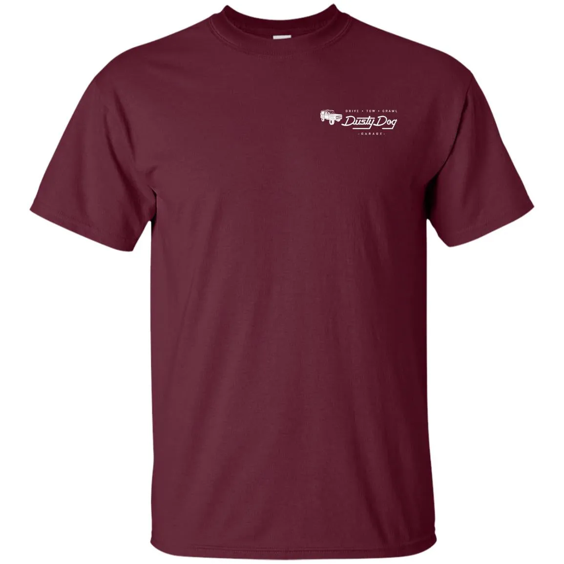 Dusty Dog white logo 2-sided print G200 Gildan Ultra Cotton T-Shirt