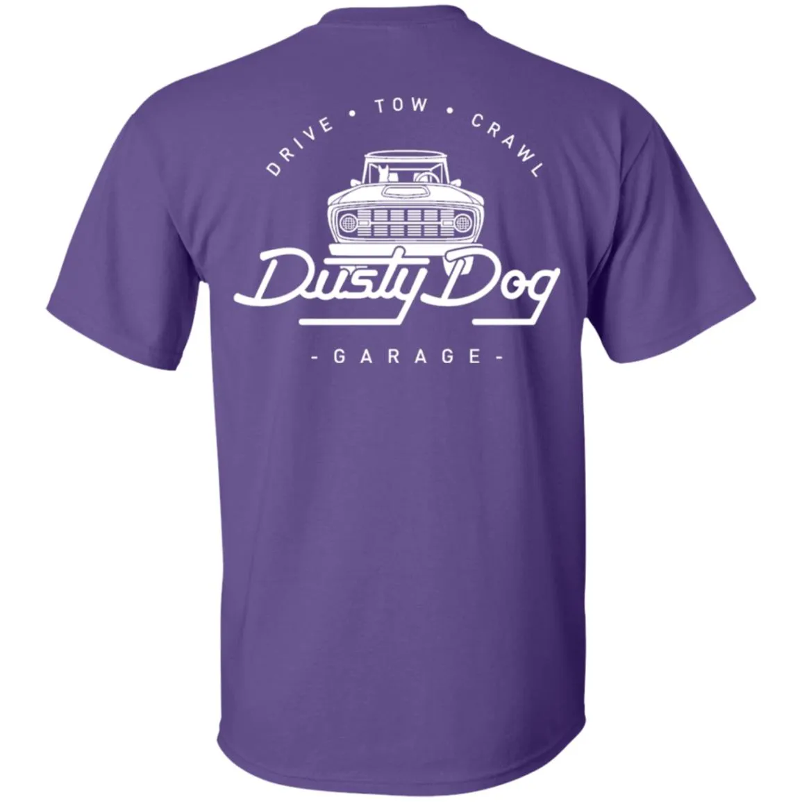 Dusty Dog white logo 2-sided print G200 Gildan Ultra Cotton T-Shirt