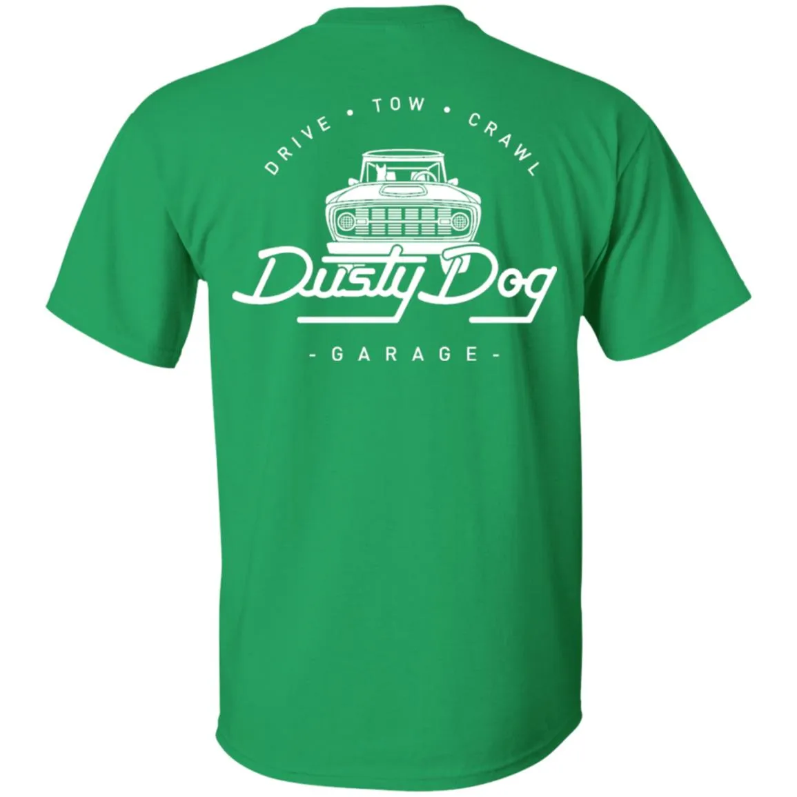 Dusty Dog white logo 2-sided print G200 Gildan Ultra Cotton T-Shirt