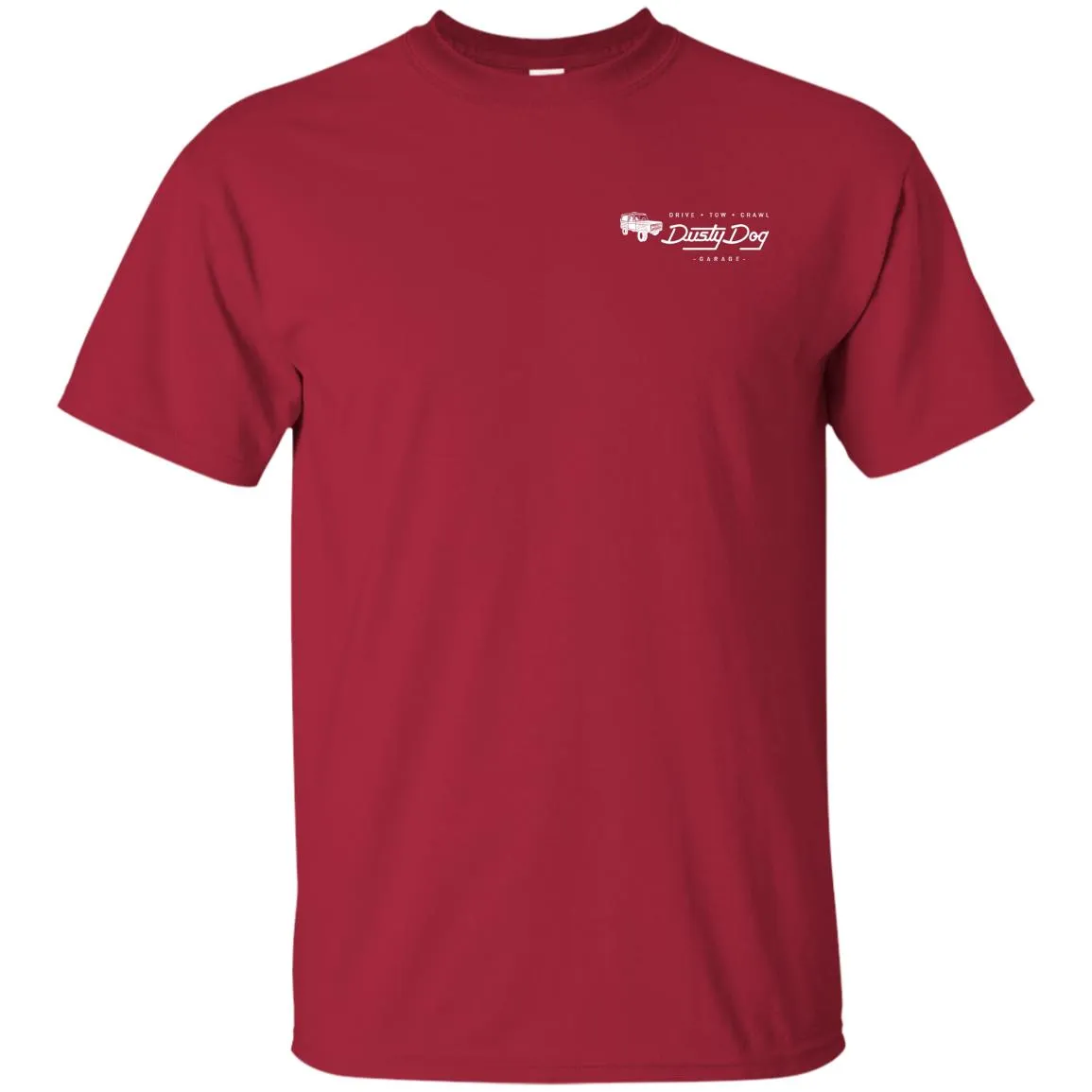 Dusty Dog white logo 2-sided print G200 Gildan Ultra Cotton T-Shirt
