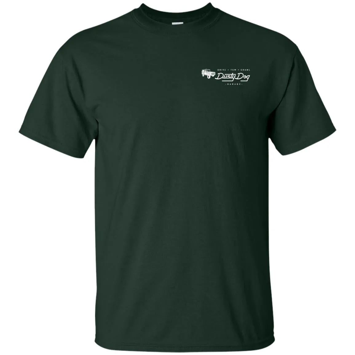 Dusty Dog white logo 2-sided print G200 Gildan Ultra Cotton T-Shirt