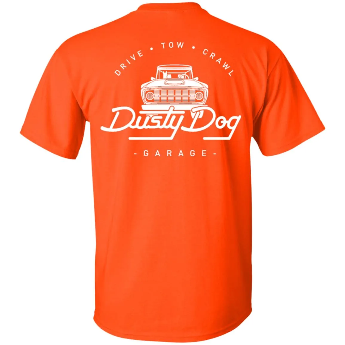 Dusty Dog white logo 2-sided print G200 Gildan Ultra Cotton T-Shirt