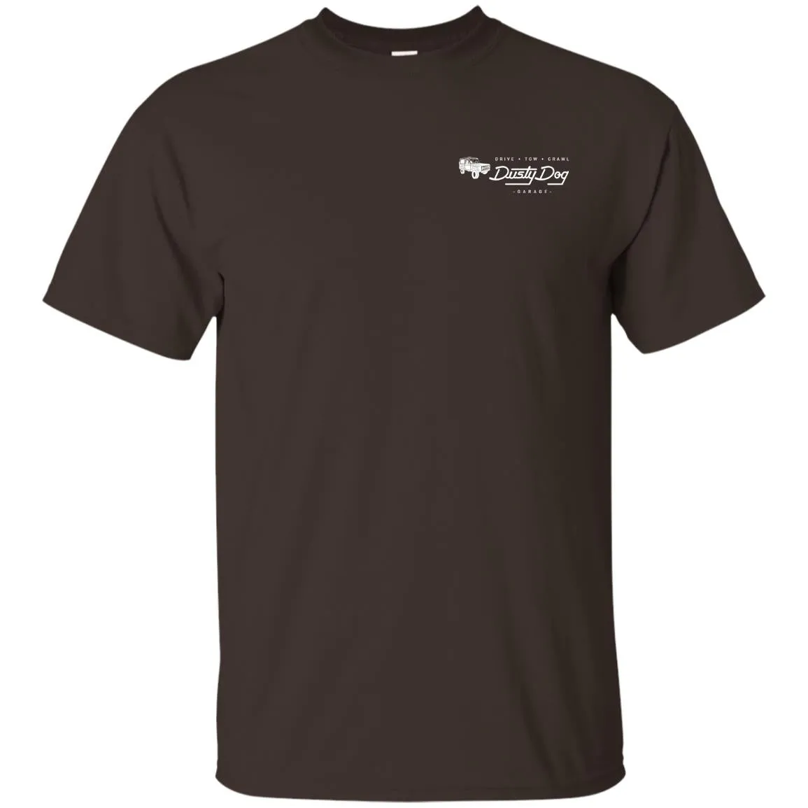 Dusty Dog white logo 2-sided print G200 Gildan Ultra Cotton T-Shirt