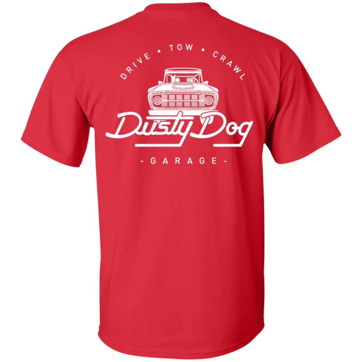 Dusty Dog white logo 2-sided print G200 Gildan Ultra Cotton T-Shirt