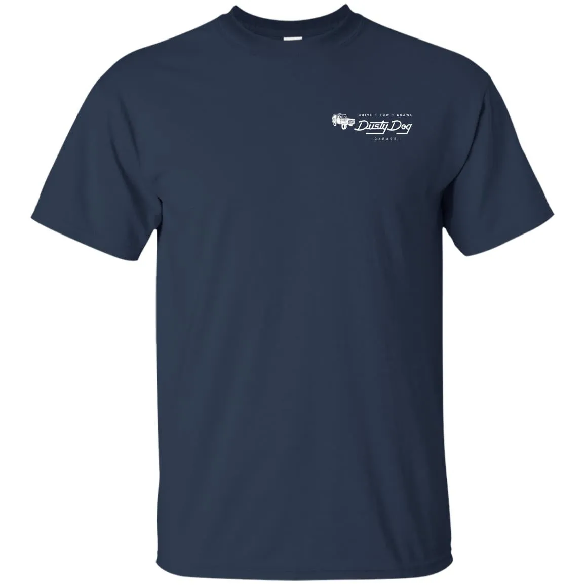 Dusty Dog white logo 2-sided print G200 Gildan Ultra Cotton T-Shirt