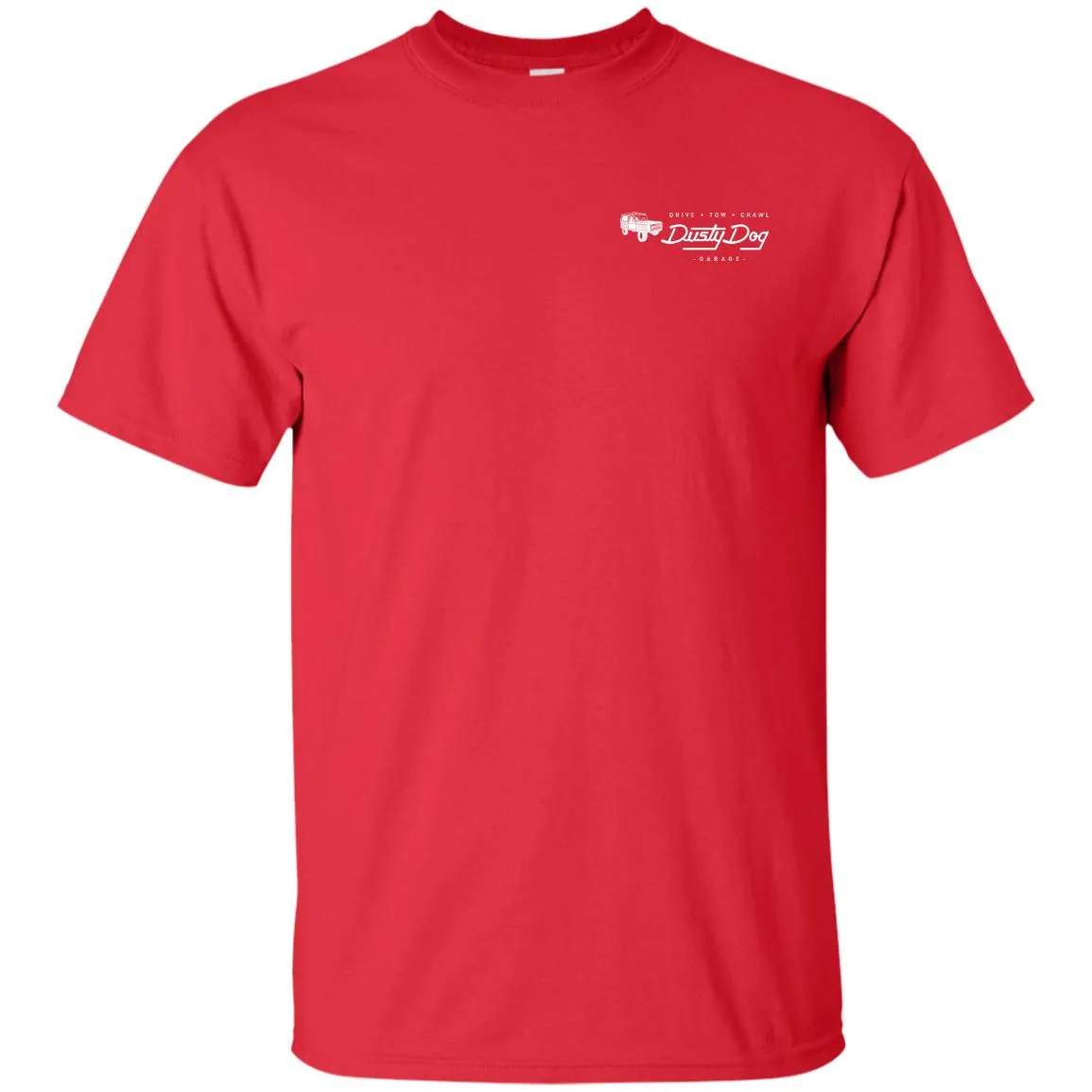 Dusty Dog white logo 2-sided print G200 Gildan Ultra Cotton T-Shirt
