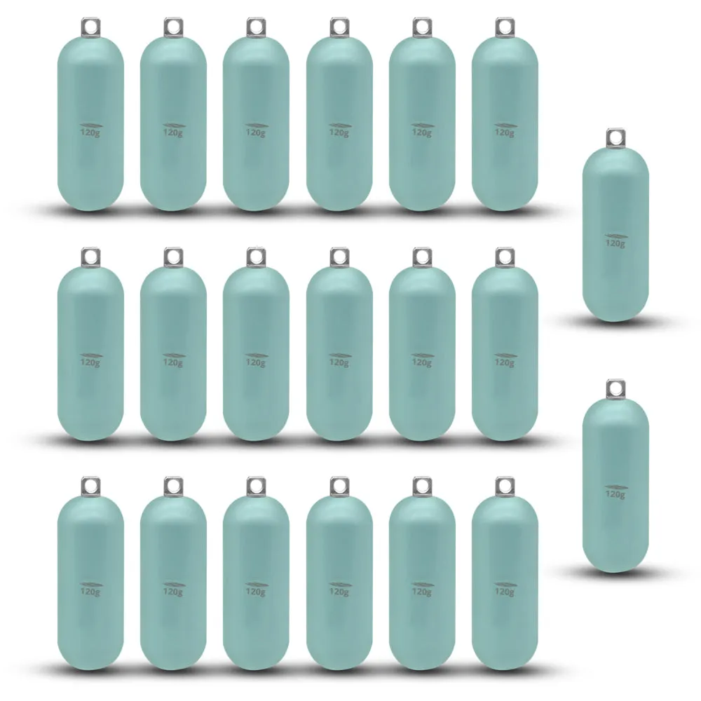 Environment Friendly Alloy Steel Sinkers   20 X 120g (4.28OZ)