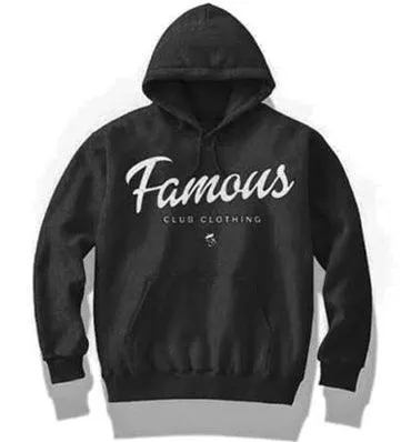 FAMOUS SCRIPT HOODIE (BLK/RYL)