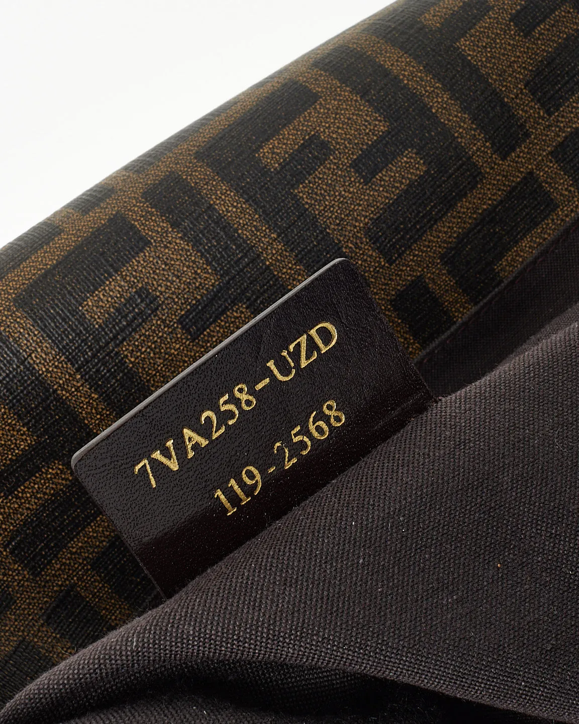 Fendi Brown Tobacco FF Zucca Coated Canvas Flap Messenger Bag