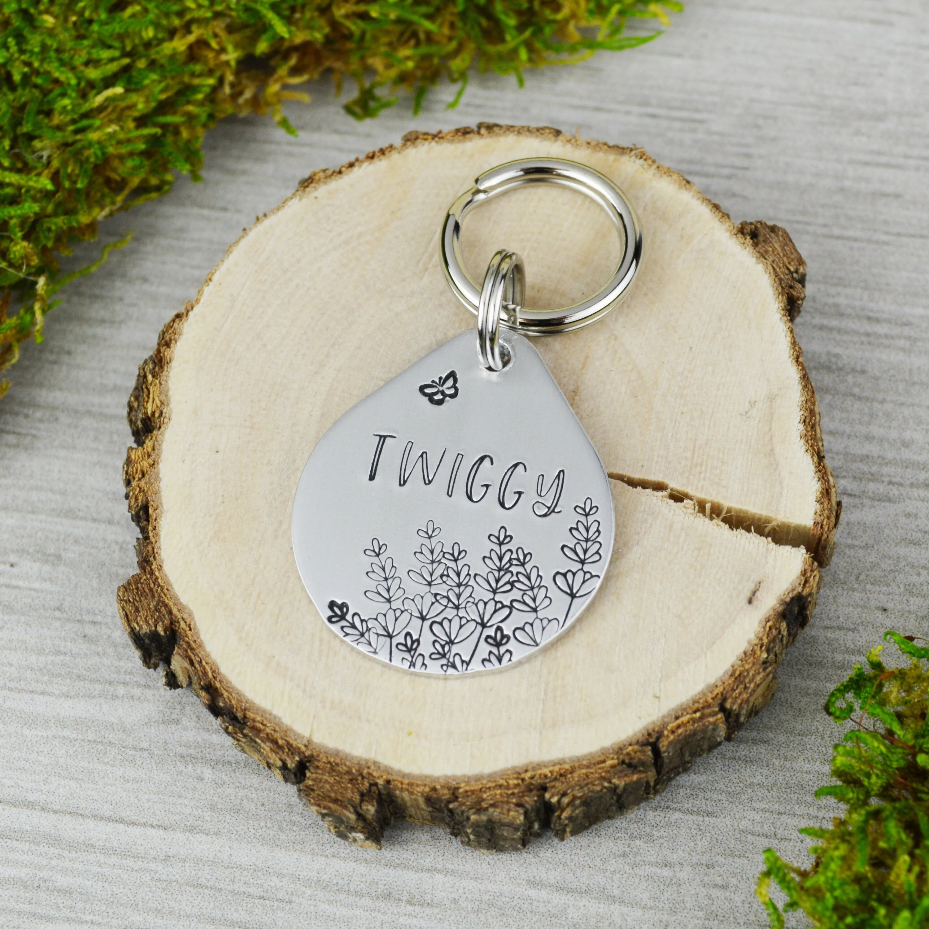Fields of Lavender Pet ID Tag
