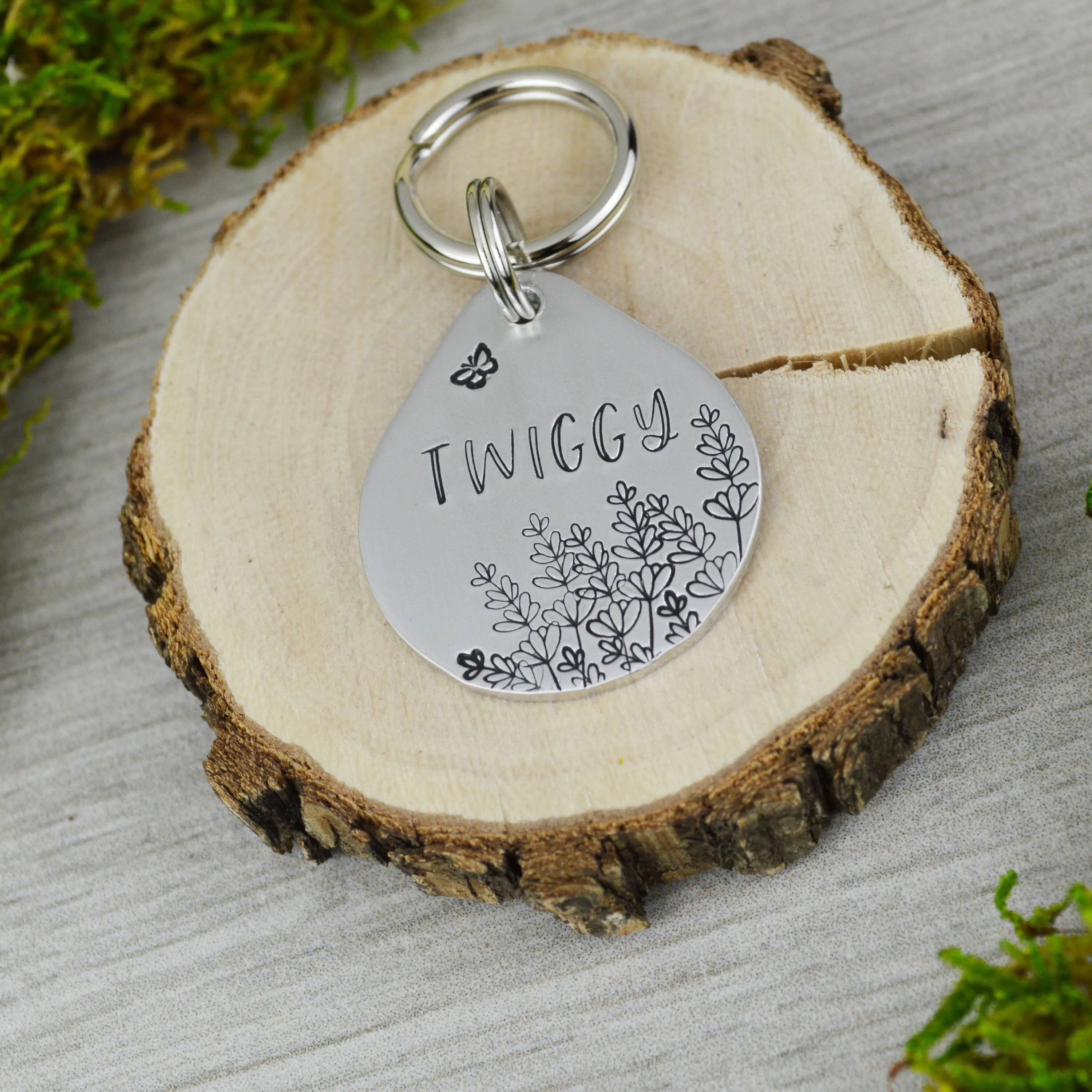 Fields of Lavender Pet ID Tag