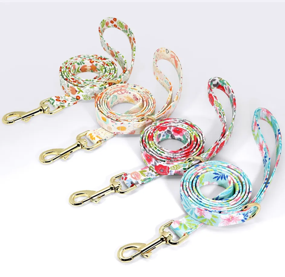 Floral Dog Collars | Personalized Dog ID Collars